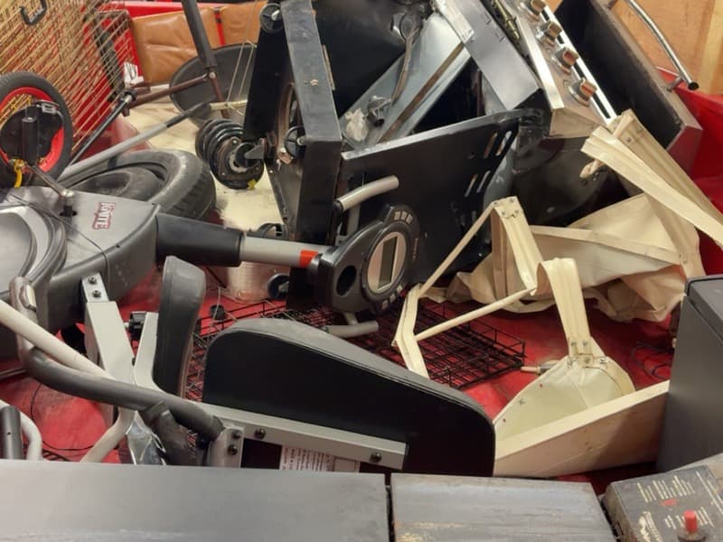 Commercial storage cleanout with equipment and furniture