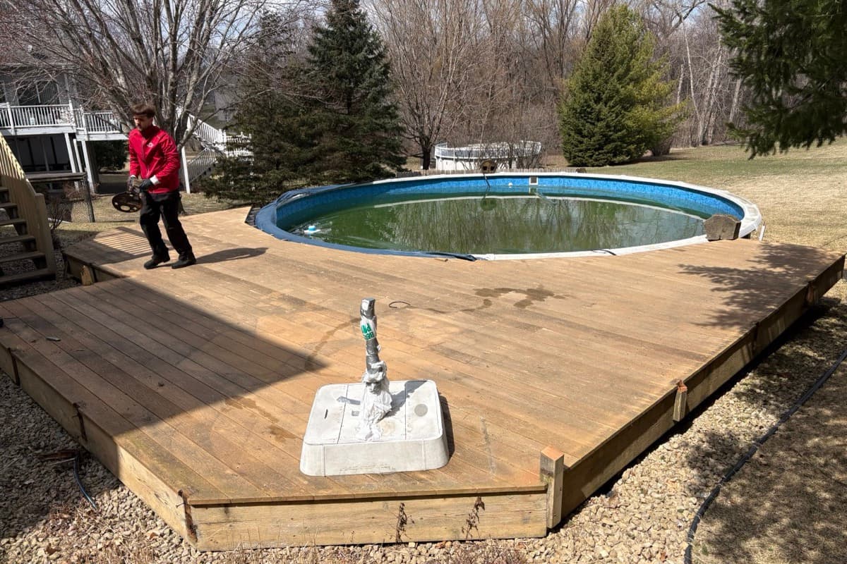 Pool and deck removal project